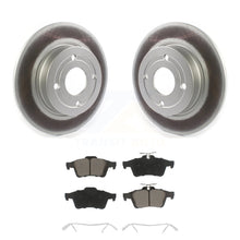 Charger l&#39;image dans la galerie, Rear Coated Disc Brake Rotors And Ceramic Pads Kit For Ford EcoSport