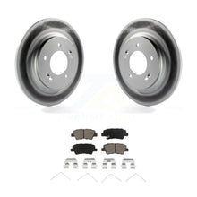 Charger l&#39;image dans la galerie, Rear Coated Disc Brake Rotors Ceramic Pad Kit For Kia Niro Hyundai Ioniq Soul EV