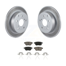 Load image into Gallery viewer, Rear Coated Disc Brake Rotors And Ceramic Pads Kit For 2010 Toyota Matrix XRS