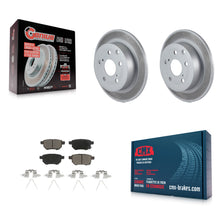 Charger l'image dans la galerie, [Rear] 2010 Toyota Matrix XRS Premium Coated Rotors &amp; Ceramic Pads Brake Kit For Max Braking
