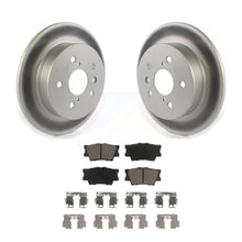 Load image into Gallery viewer, Rear Coated Disc Brake Rotors And Ceramic Pads Kit For Toyota Camry