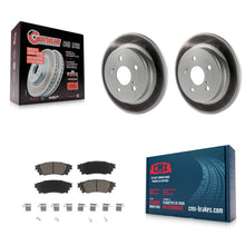 Load image into Gallery viewer, Rear Coated Brake Rotors Ceramic Pad Kit For Toyota Camry RAV4 Lexus NX200t C-HR