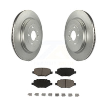 Load image into Gallery viewer, Rear Coated Brake Rotor Ceramic Pad Kit For Ford Explorer Police Interceptor MKS