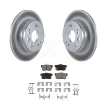 Charger l&#39;image dans la galerie, Rear Coated Disc Brake Rotors And Ceramic Pads Kit For 2002-2004 Honda CR-V