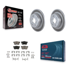 Charger l'image dans la galerie, [Rear] 2002-2004 Honda CR-V Premium Coated Rotors &amp; Ceramic Pads Brake Kit For Max Braking