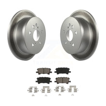 Load image into Gallery viewer, Rear Coated Brake Rotors Ceramic Pad Kit For Lexus Toyota Highlander RX350 RX330