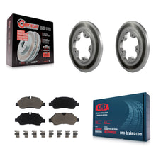 Load image into Gallery viewer, Rear Coated Disc Brake Rotor Ceramic Pad Kit For Ford Transit-250 Transit-350 HD