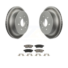 Charger l&#39;image dans la galerie, Rear Coat Brake Rotors Ceramic Pad Kit For Nissan Frontier Xterra Suzuki Equator