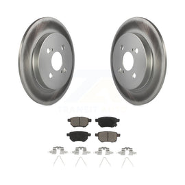 [Rear] 2012-2018 Toyota Yaris Premium Coated Rotors & Ceramic Pads Brake Kit For Max Braking