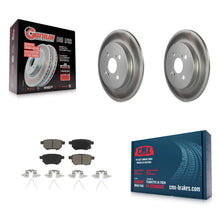 Charger l'image dans la galerie, [Rear] 2012-2018 Toyota Yaris Premium Coated Rotors &amp; Ceramic Pads Brake Kit For Max Braking