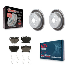 Load image into Gallery viewer, Rear Coated Brake Rotor &amp; Ceramic Pad Kit For Toyota Corolla Matrix Pontiac Vibe