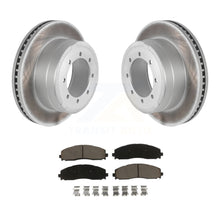 Charger l&#39;image dans la galerie, Rear Coat Disc Brake Rotor Ceramic Pad Kit For Ford F-250 Super Duty F-350 F-450