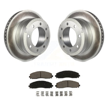 Load image into Gallery viewer, Rear Coated Disc Brake Rotor And Ceramic Pad Kit For Ford F-250 Super Duty F-350