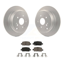 Charger l&#39;image dans la galerie, Rear Coated Disc Brake Rotors And Ceramic Pads Kit For 2002-2004 Honda Odyssey