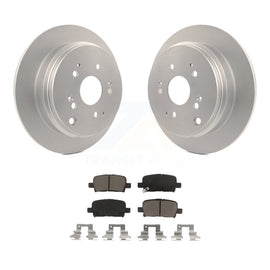 [Rear] 2002-2004 Honda Odyssey Premium Coated Rotors & Ceramic Pads Brake Kit For Max Braking