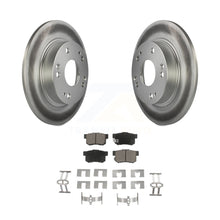 Charger l&#39;image dans la galerie, Rear Coated Disc Brake Rotors And Ceramic Pads Kit For Honda Civic Acura ILX CSX