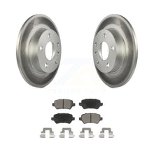 Charger l&#39;image dans la galerie, Rear Coated Disc Brake Rotors And Ceramic Pads Kit For 2008-2009 Saturn Astra