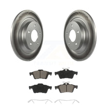 Charger l&#39;image dans la galerie, Rear Coated Disc Brake Rotors And Ceramic Pads Kit For Mazda 5