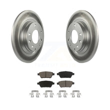 Load image into Gallery viewer, Rear Coat Brake Rotors Ceramic Pad Kit For Ford Fusion Mazda 6 Lincoln MKZ Milan