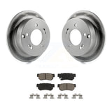 Rear Coated Brake Rotor & Ceramic Pad Kit For Hyundai Sonata Kia Sportage Tucson
