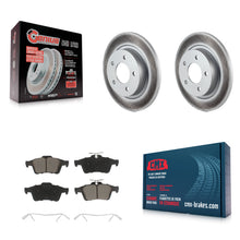 Load image into Gallery viewer, Rear Coated Disc Brake Rotors And Ceramic Pads Kit For Mazda 3 Sport