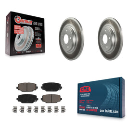 Rear Coat Brake Rotor Ceramic Pad Kit For Dodge Grand Caravan Journey Chrysler &