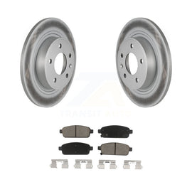 Rear Coat Brake Rotors Ceramic Pad Kit For Chevrolet Cruze Buick Verano Volt ELR