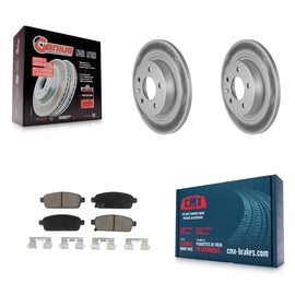 Kit de plaquettes de frein en céramique, Rotors de manteau arrière pour Chevrolet Cruze Buick Verano Volt ELR 