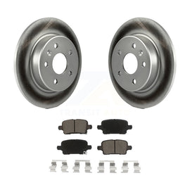 Rear Coat Disc Brake Rotors Ceramic Pad Kit For Chevrolet Cruze Volt Bolt EV EUV