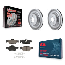 Load image into Gallery viewer, Rear Coated Brake Rotors Ceramic Pad Kit For Mercedes-Benz S550 SL550 CL550 S600