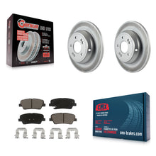 Load image into Gallery viewer, Rear Coated Disc Brake Rotors And Ceramic Pads Kit For Hyundai Genesis