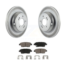 Charger l&#39;image dans la galerie, Rear Coated Disc Brake Rotors &amp; Ceramic Pad Kit For Hyundai Genesis G80 Kia K900