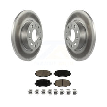 Charger l&#39;image dans la galerie, Rear Coated Disc Brake Rotors And Ceramic Pads Kit For Jeep Renegade Fiat 500X