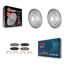 Charger l'image dans la galerie, [Rear] 2019 Chevrolet Silverado 1500 LD GMC Premium Coated Rotors &amp; Ceramic Pads Brake Kit For Max Braking
