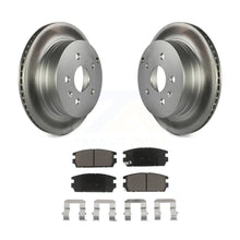 Load image into Gallery viewer, Rear Coated Disc Brake Rotor &amp; Ceramic Pad Kit For Chevrolet Equinox GMC Terrain