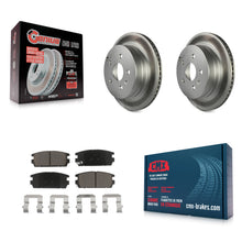 Load image into Gallery viewer, Rear Coated Disc Brake Rotor &amp; Ceramic Pad Kit For Chevrolet Equinox GMC Terrain