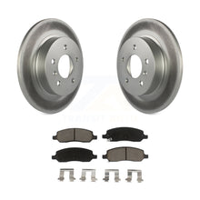 Charger l&#39;image dans la galerie, Rear Coated Brake Rotor Ceramic Pad Kit For 2006-2011 Buick Lucerne Cadillac DTS