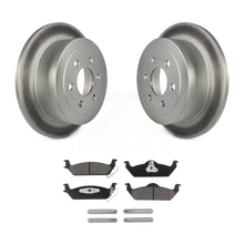 Load image into Gallery viewer, Rear Coated Disc Brake Rotors And Ceramic Pads Kit For 2003-2004 Dodge Dakota