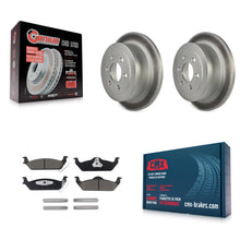 Charger l'image dans la galerie, [Rear] 2003-2004 Dodge Dakota Premium Coated Rotors &amp; Ceramic Pads Brake Kit For Max Braking