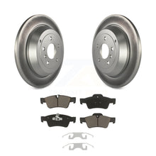 Charger l&#39;image dans la galerie, Rear Coated Brake Rotor Ceramic Pad Kit For Mercedes-Benz ML350 R350 ML500 ML320