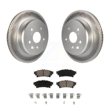 Load image into Gallery viewer, Rear Coated Brake Rotor Ceramic Pad Kit For Lexus GS350 IS300 IS200t IS350 RC350