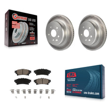 Charger l'image dans la galerie, Rear Coated Brake Rotor Ceramic Pad Kit For Lexus GS350 IS300 IS200t IS350 RC350