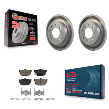Load image into Gallery viewer, Rear Coated Disc Brake Rotors And Ceramic Pads Kit For Kia Spectra Spectra5