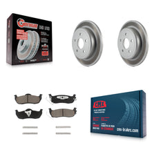 Load image into Gallery viewer, Rear Coated Disc Brake Rotor &amp; Ceramic Pad Kit For Jeep Grand Cherokee Commander