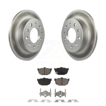 Charger l&#39;image dans la galerie, Rear Coated Disc Brake Rotors And Ceramic Pads Kit For 2003-2008 Hyundai Tiburon