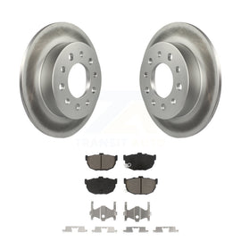 [Rear] 2003-2008 Hyundai Tiburon Premium Coated Rotors & Ceramic Pads Brake Kit For Max Braking