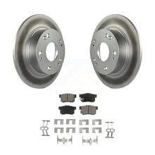 Charger l&#39;image dans la galerie, Rear Coated Disc Brake Rotors And Ceramic Pads Kit For Honda Accord Acura TSX