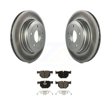 Load image into Gallery viewer, Rear Coated Disc Brake Rotors And Ceramic Pads Kit For BMW 530i 525i 528i