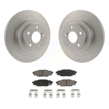 Charger l&#39;image dans la galerie, Rear Coated Disc Brake Rotors And Ceramic Pads Kit For Subaru Legacy