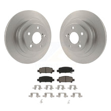 Load image into Gallery viewer, Rear Coated Disc Brake Rotors And Ceramic Pads Kit For Subaru Legacy